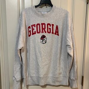 Champion Georgia crewneck sweatshirt sz M